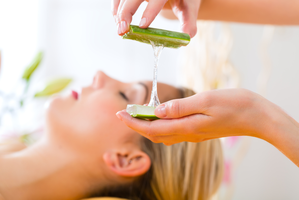 Skin care with Aloe Vera