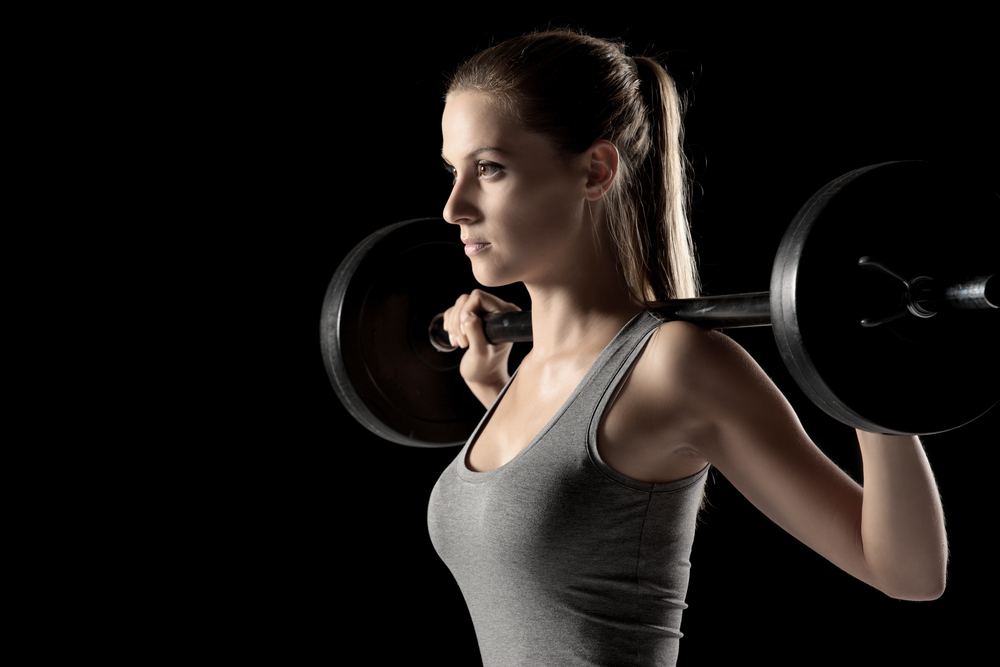 Woman working out