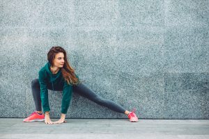 Woman working out