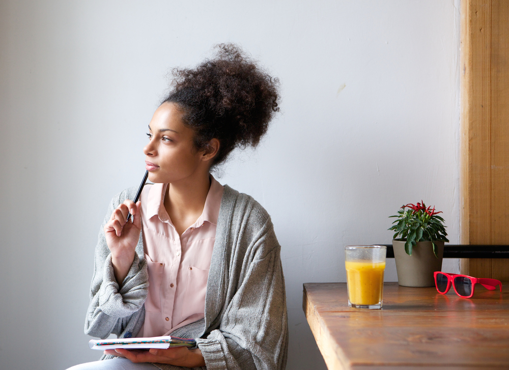 Woman thinking