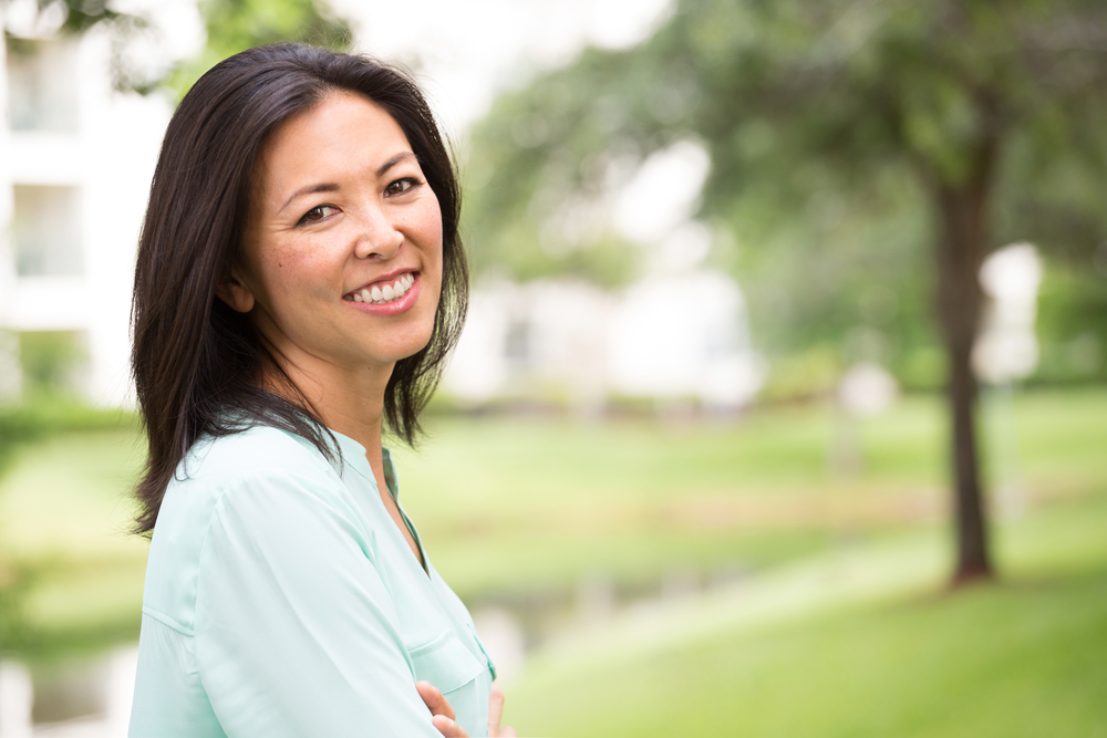 Smiling woman