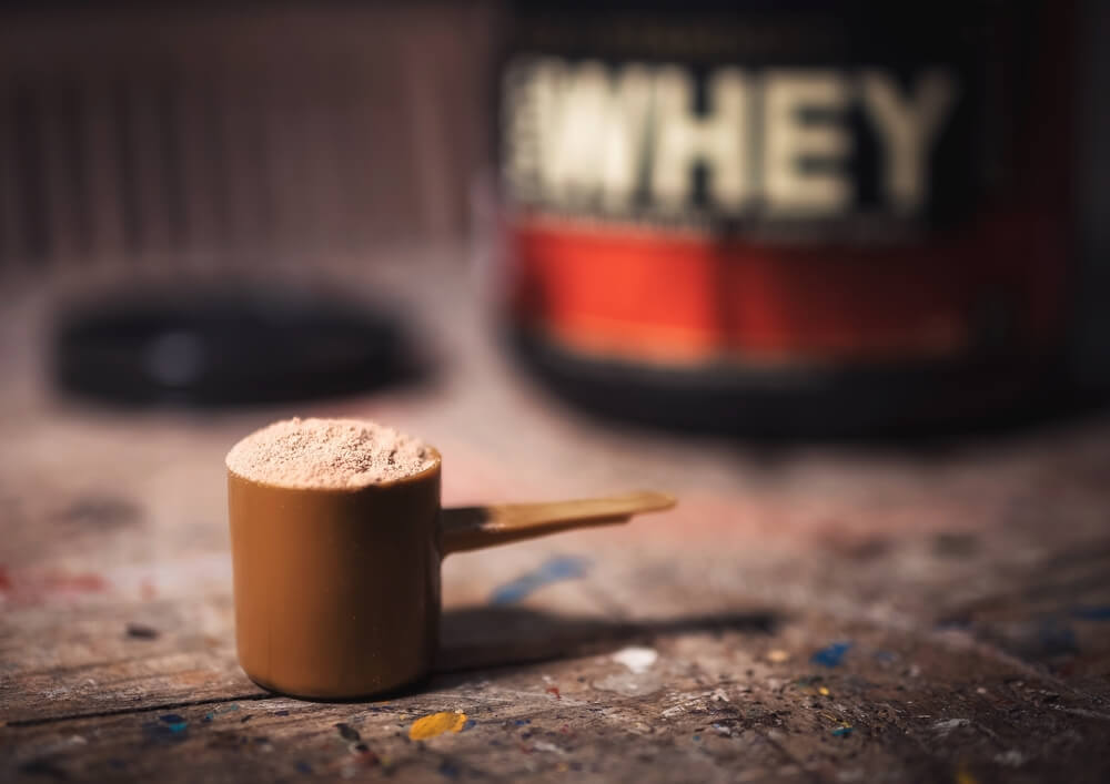 A spoonful of whey protein