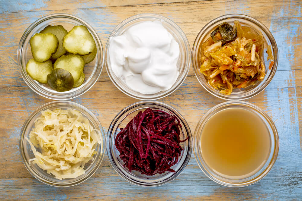 assorted fermented foods